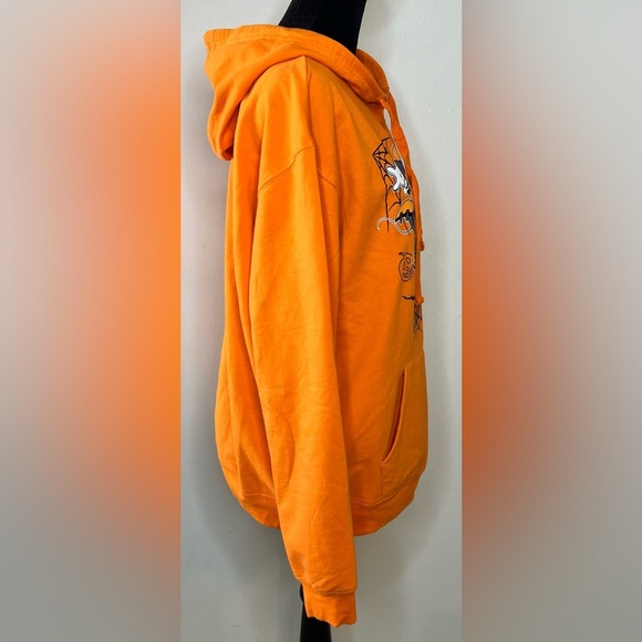Disney Halloween Mickey Mouse hoodie sweatshirt kangaroo pocket orange XL EUC - Picture 6 of 10